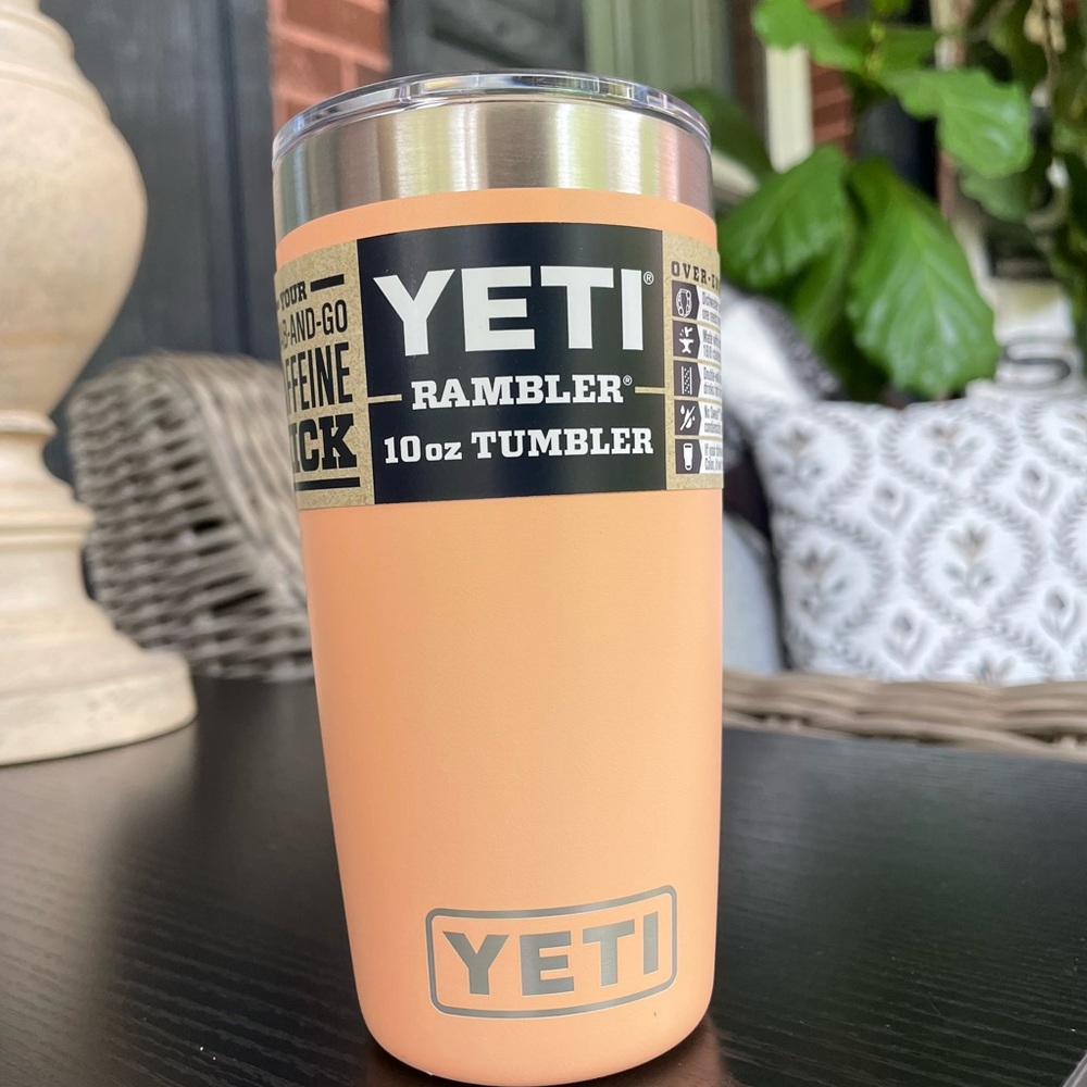 YETI Rambler 10oz Tumbler in Soft Peach